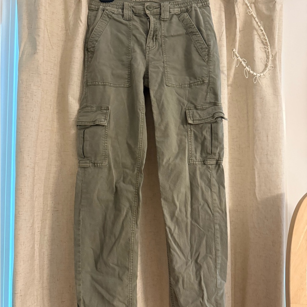 American Eagle Outfitters Green Cargo Jeggings